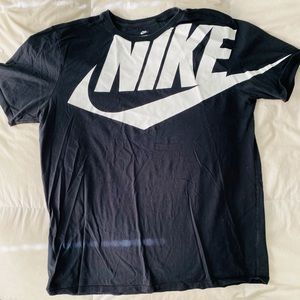 Black Nike athletic shirt
